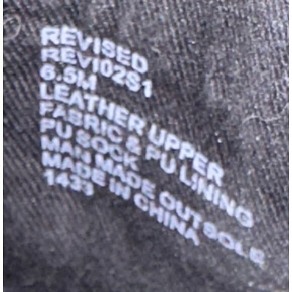 Steve Madden Women Revised Black Leather Platform Heeled Chelsea Boots 6.5M - Picture 9 of 9